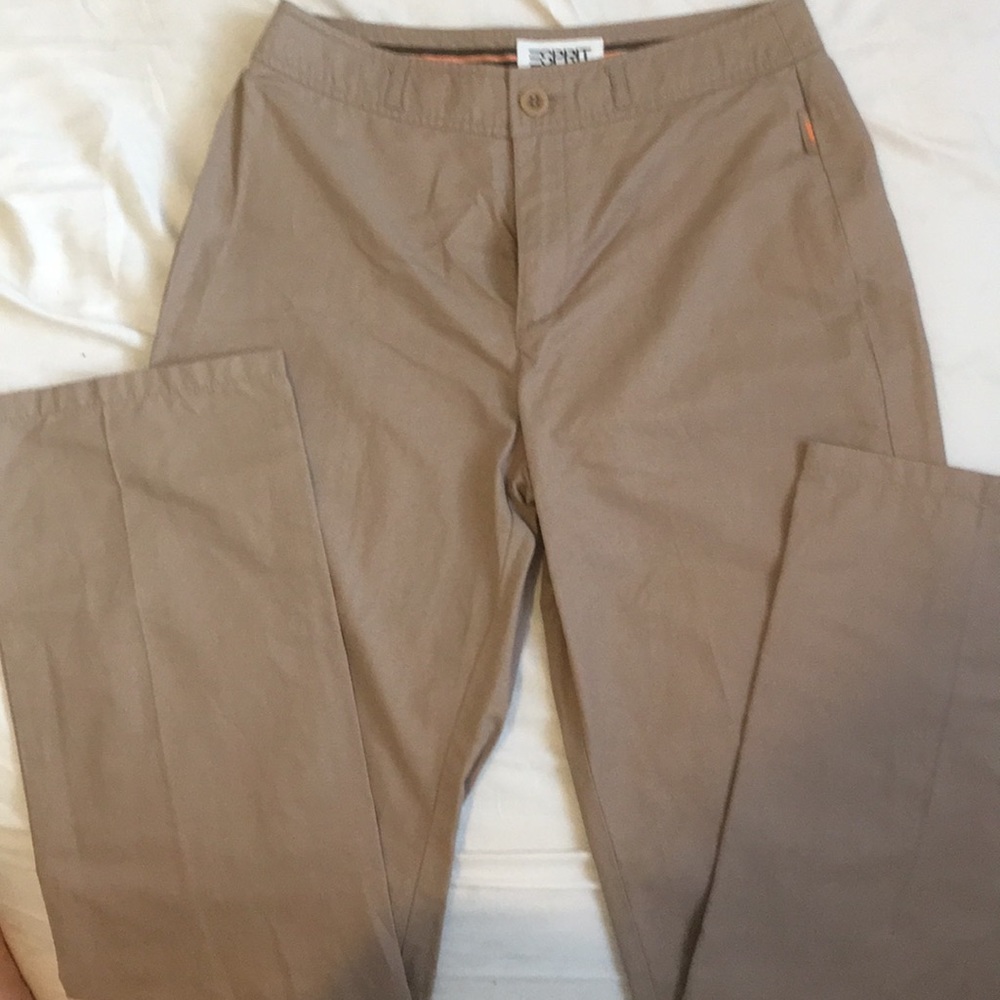 Esprit size 4 khaki pants